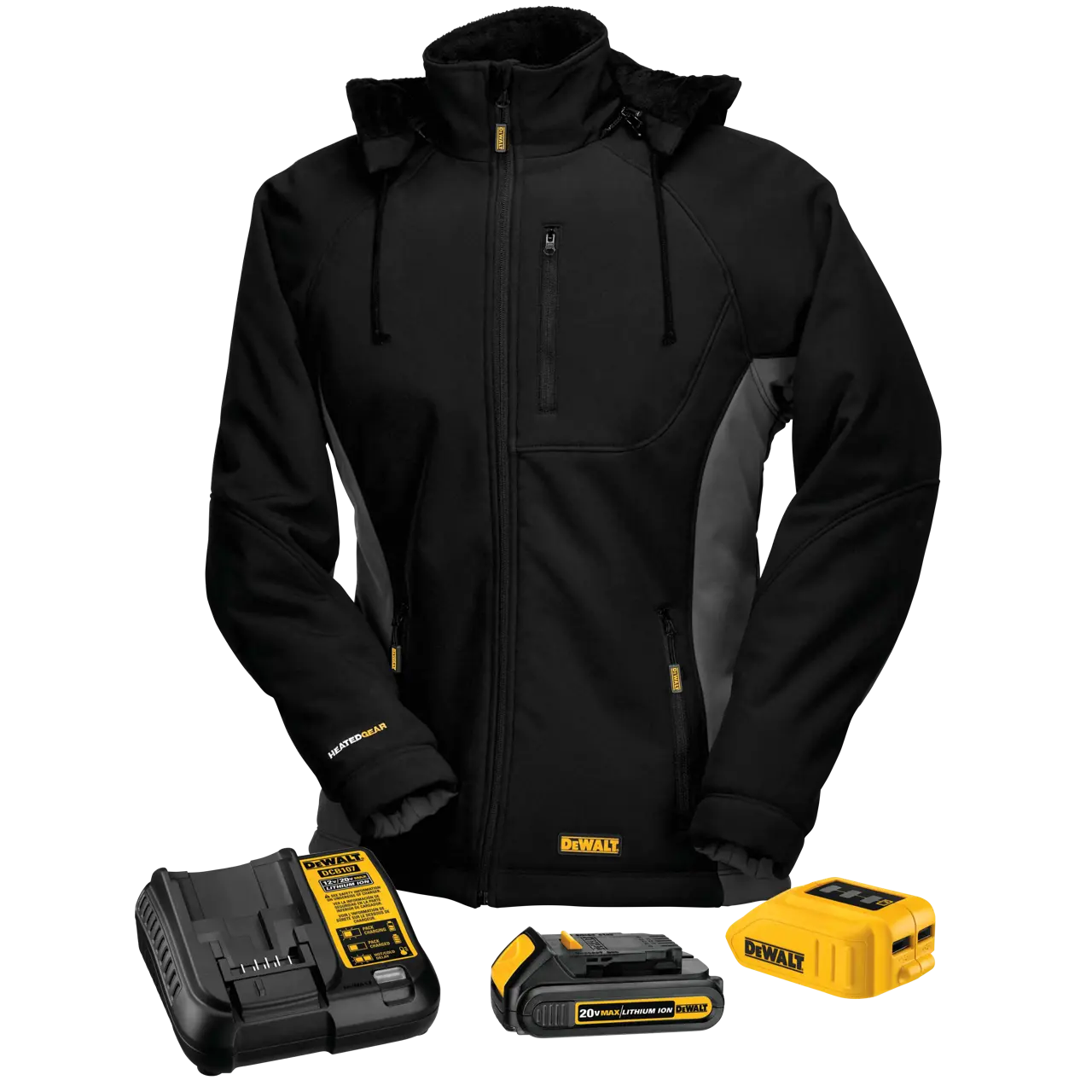 20V MAX** soft shell woman's heated jacket kit