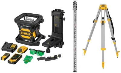 20V MAX* Tool Connect Green Tough Rotary Laser Kit