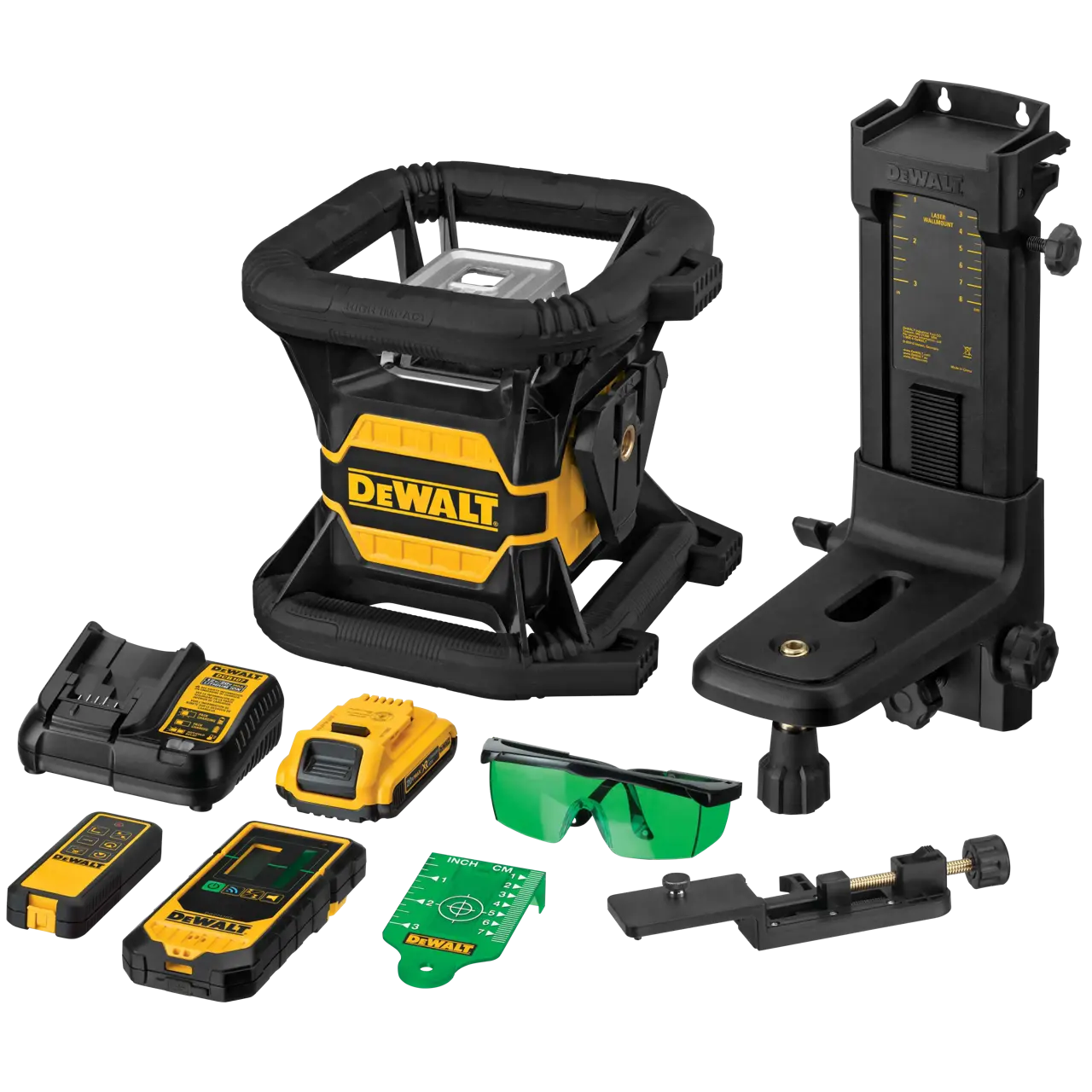 20V MAX** Tool Connect green tough rotary laser