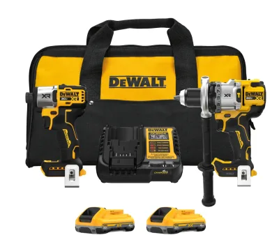 DEWALT 20V MAX* XR® 1/2-IN Hammer Drill and 1/4-IN Impact Driver Combo Kit DCK2101QQ2