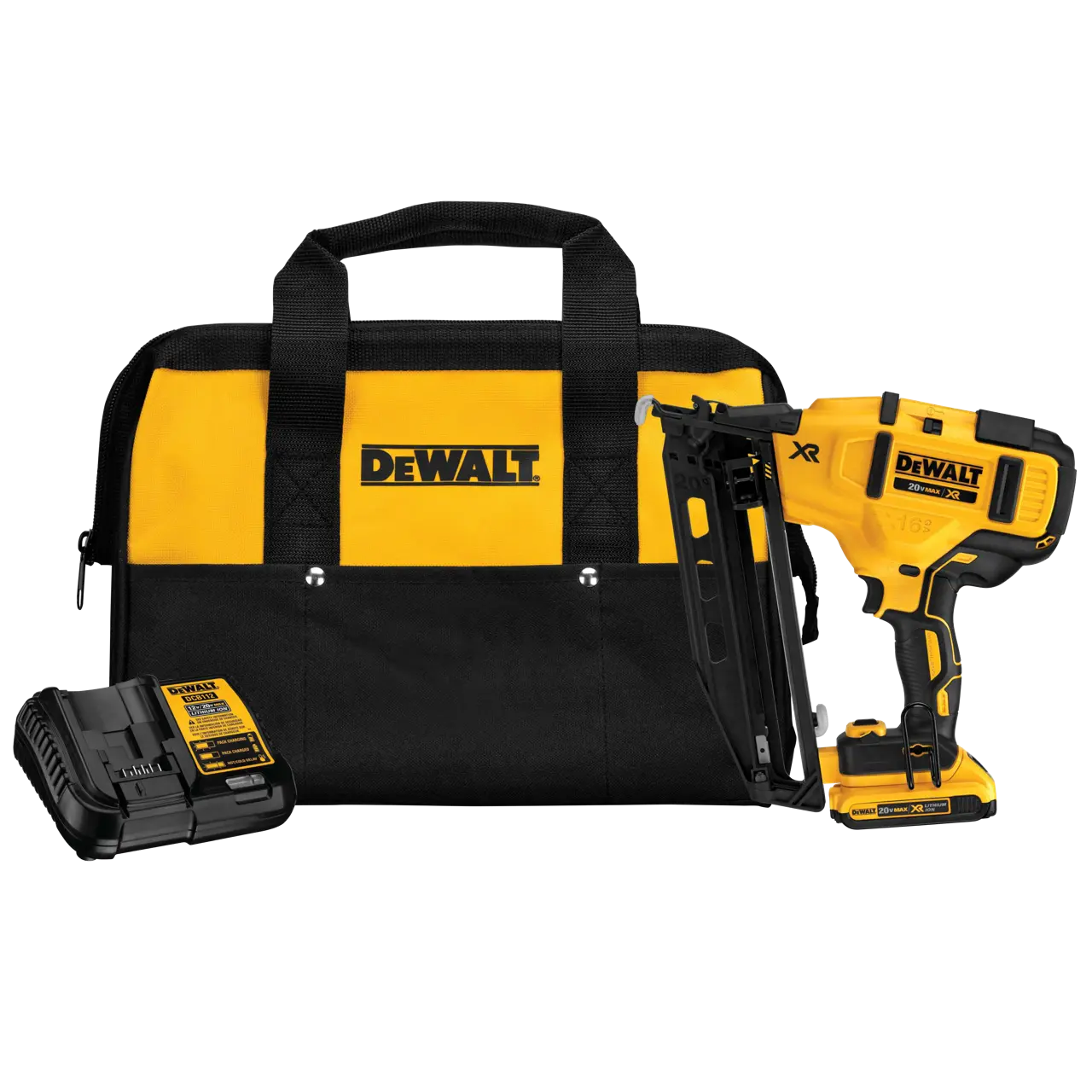 20V MAX** XR® 16 ga angled finish nailer - kit