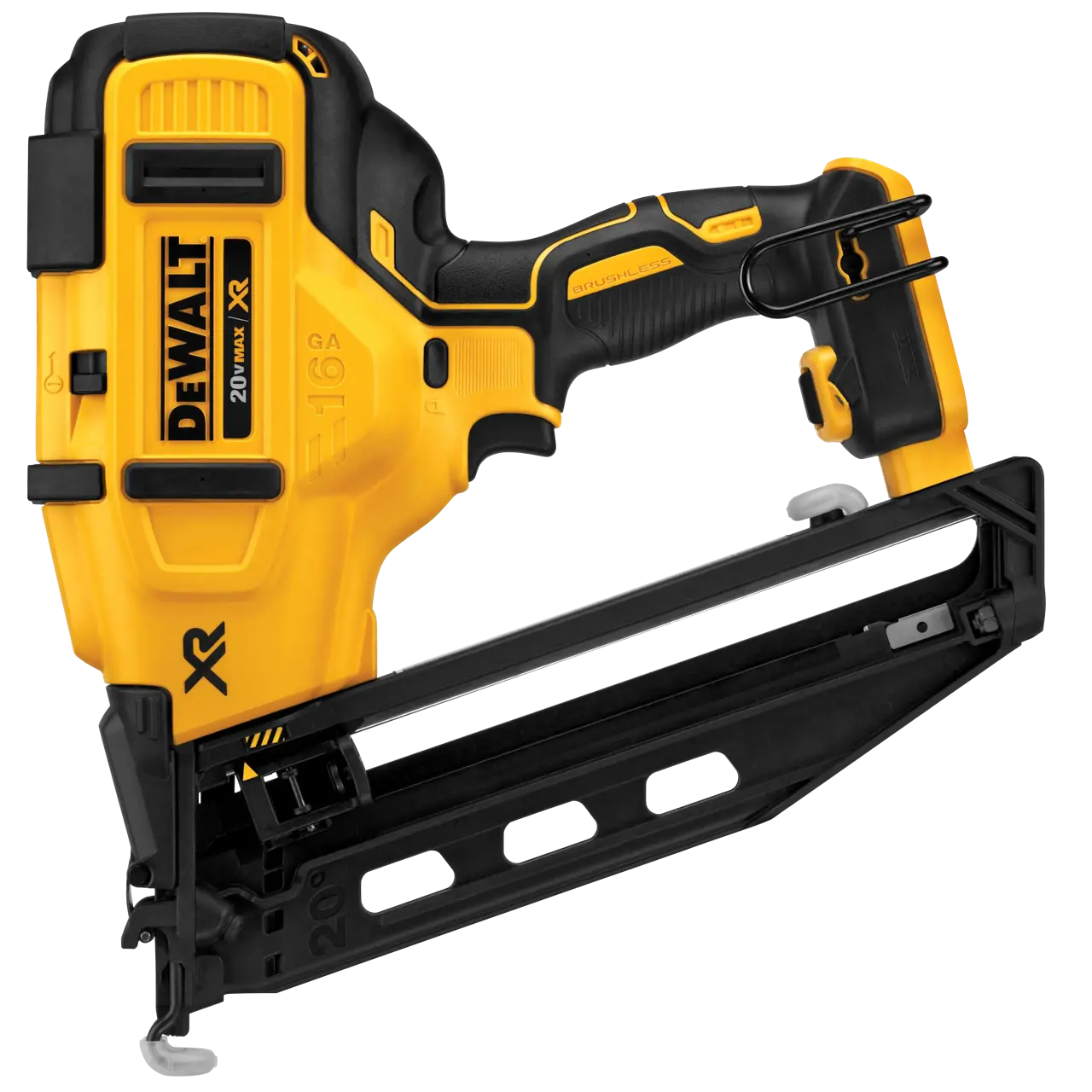 20V MAX* XR® 16GA Cordless Angled Finish Nailer (Tool Only)