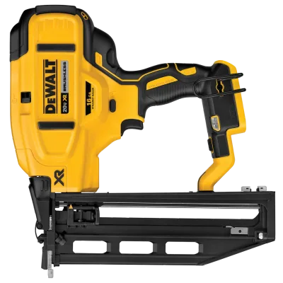 20V MAX** XR® 16GA cordless straight finish nailer (TOOL ONLY)