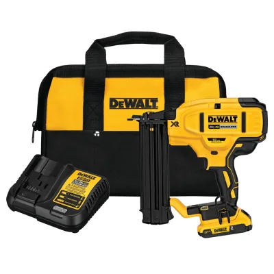 20V MAX* XR® 18 Ga Cordless Brad Nailer with (1) 2.0 Ah Battery and Charger
