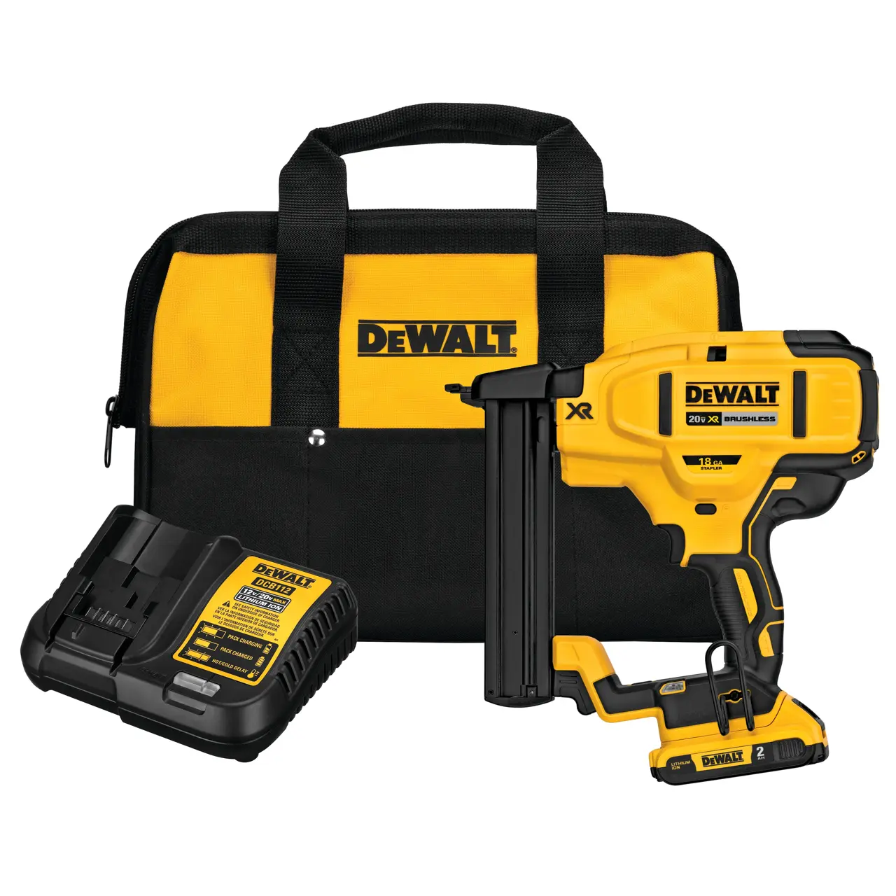20V MAX** XR® 18 ga cordless narrow crown stapler kit