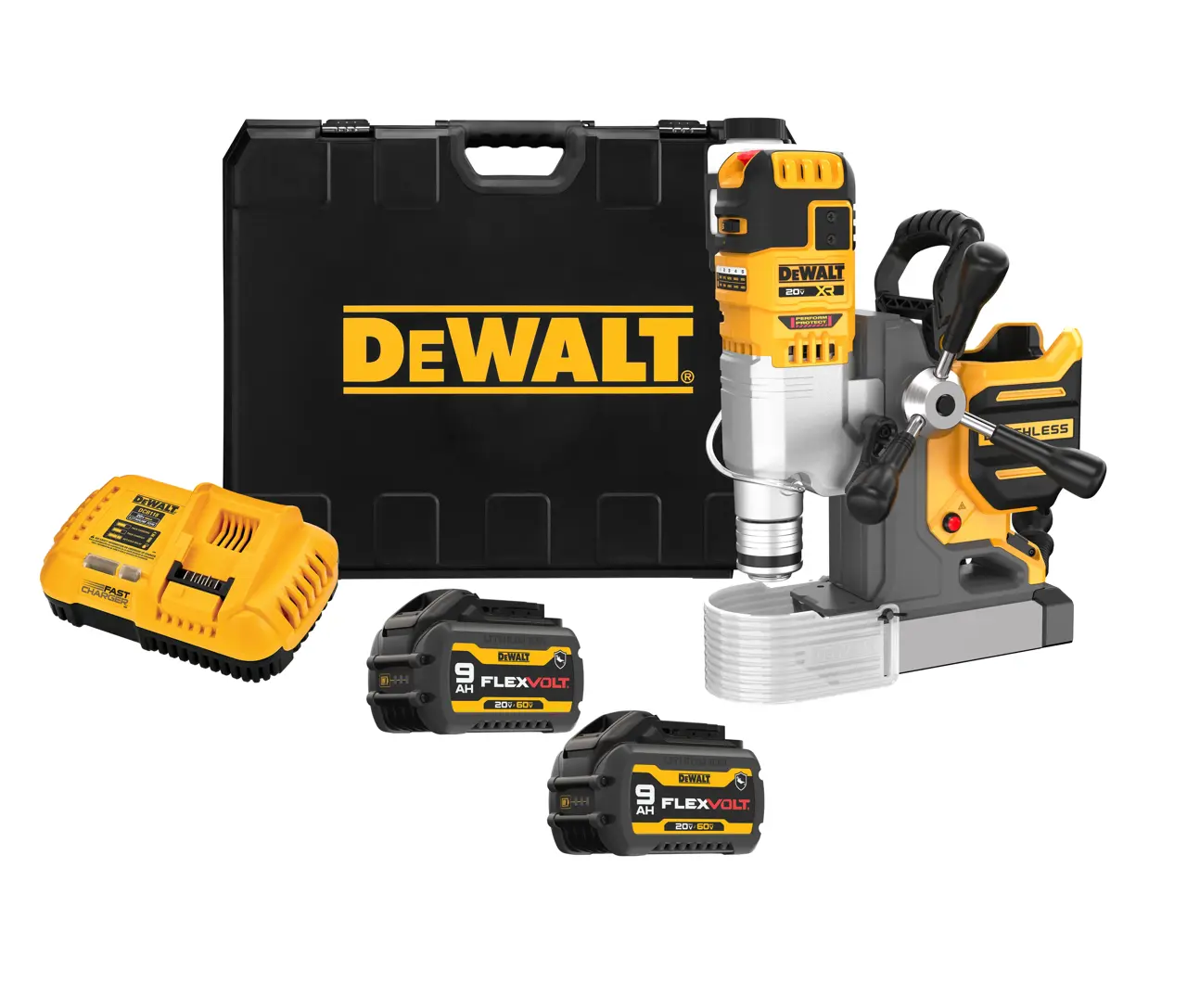 20V MAX* XR® 2-IN. Cordless Brushless Magnetic Drill Press Kit