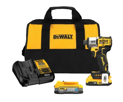 DEWALT 20V MAX* XR® 3-Speed 1/4-IN. Impact Driver Kit DCF845D1E1