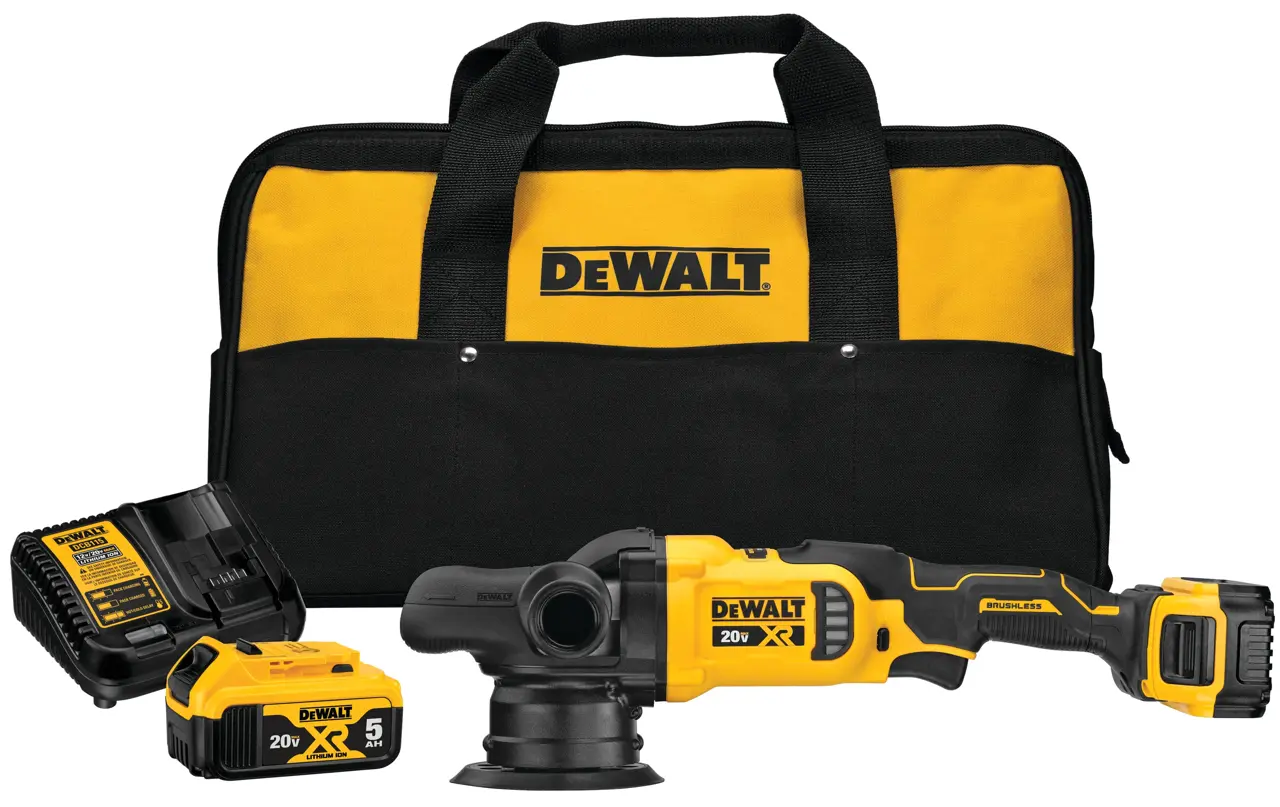 20V MAX* XR® 5-IN. Cordless Variable-speed Random Orbit Polisher Kit