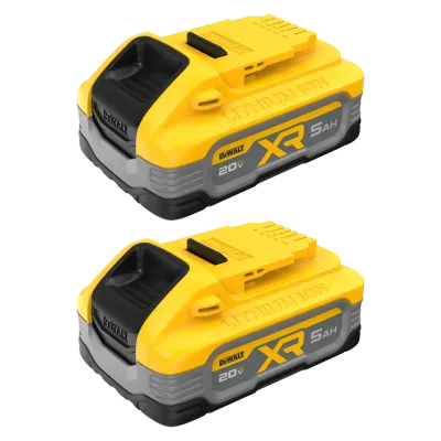 20V MAX* XR® 5AH Battery (2 Pk)