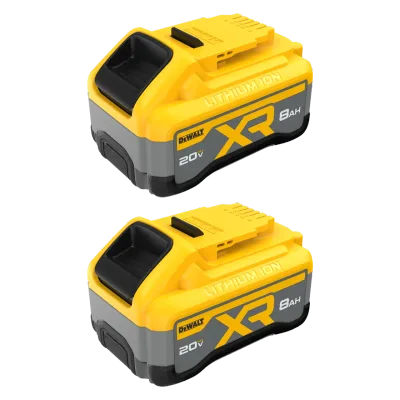 20V MAX* XR® 8 Ah Battery (2 Pk)
