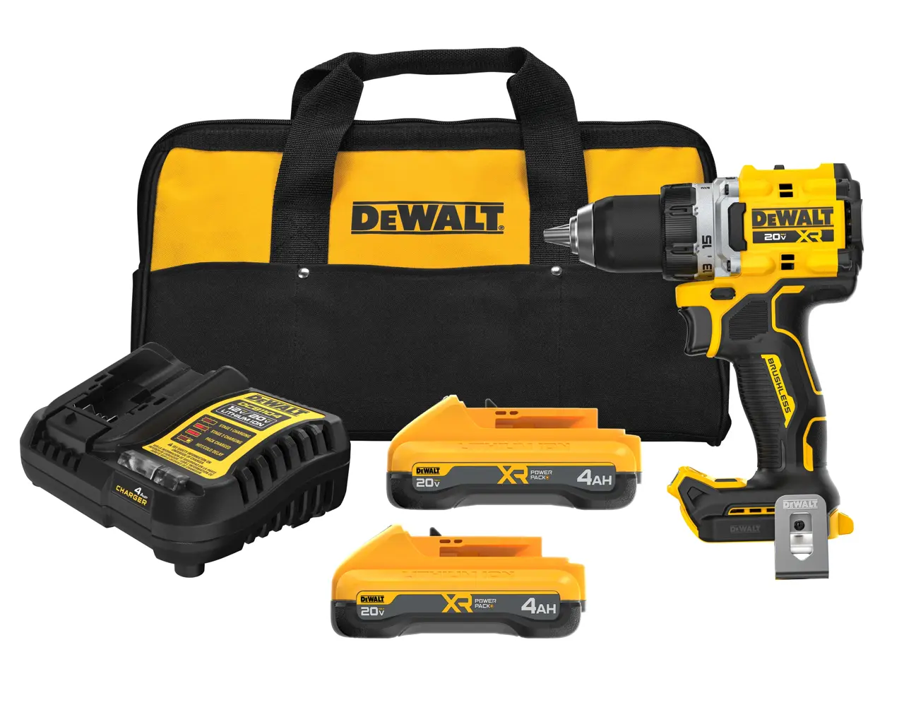 DEWALT 20V MAX* XR® Brushless Cordless 1/2-IN. Drill/driver Kit DCD801QQ2