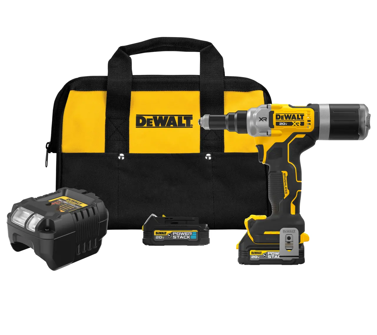 20V MAX* XR® Brushless Cordless 1/4-IN. Rivet Tool Kit