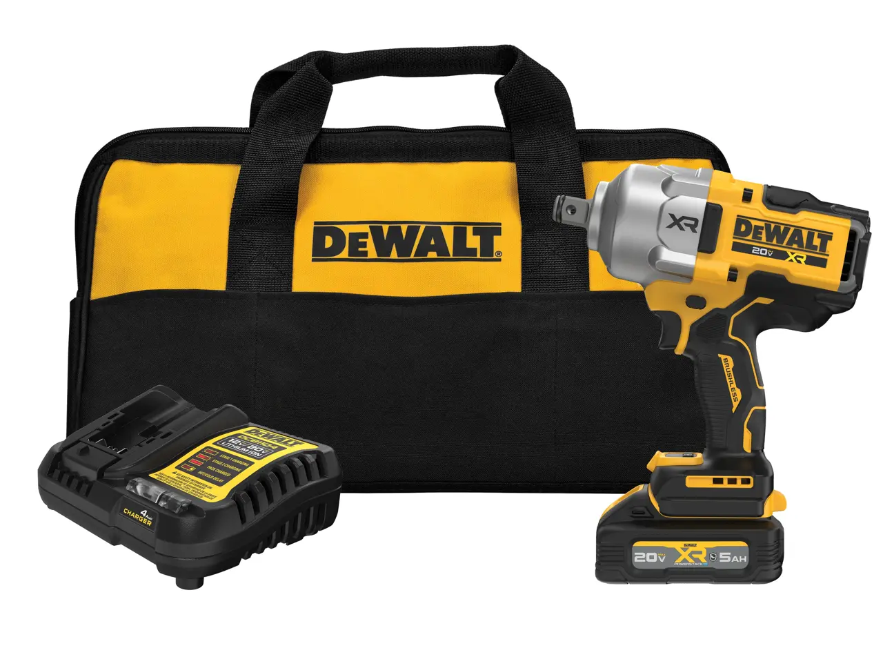 20V MAX* XR® Brushless Cordless 3/4-IN. High Torque Impact Wrench with Hog Ring Anvil Kit