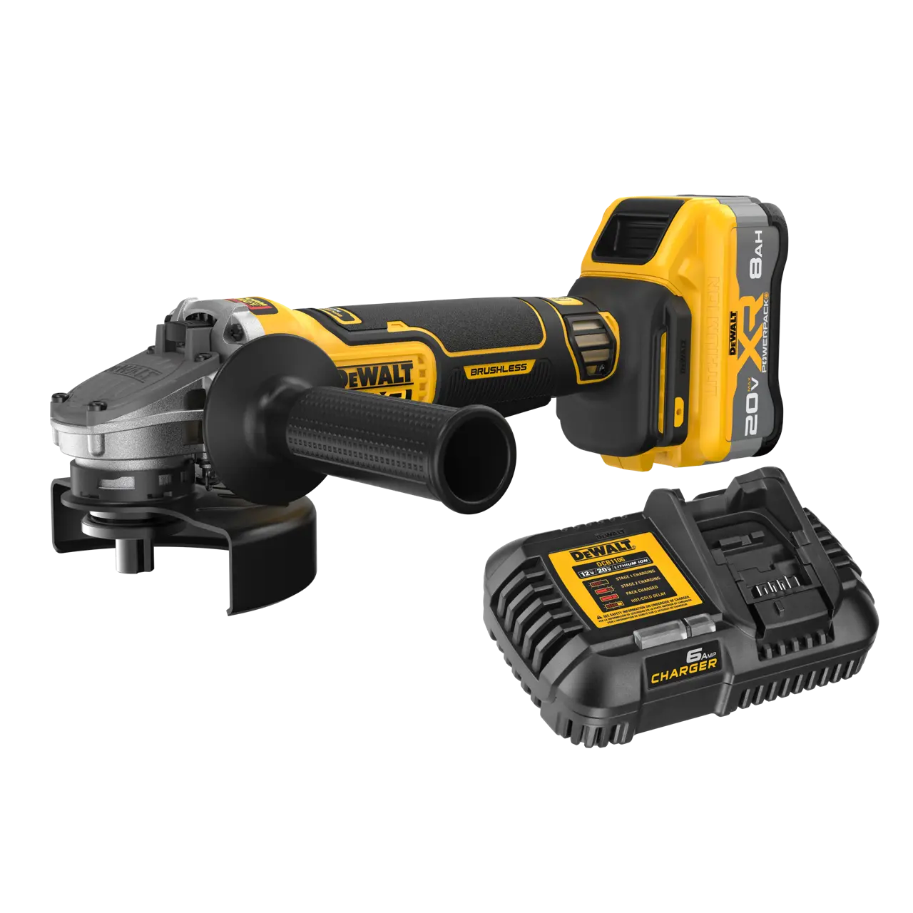 20V MAX* XR® Brushless Cordless 4-1/2-IN. - 5-IN. Angle Grinder Kit