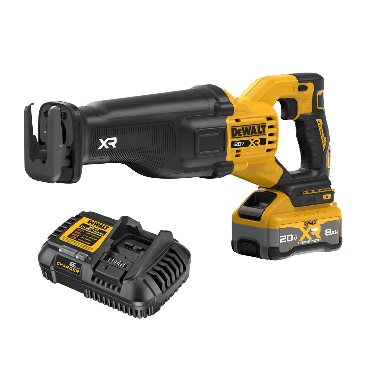 DEWALT 20V MAX* XR® Brushless Cordless Reciprocating Saw Kit DCS384WW1