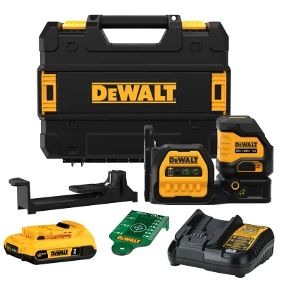 20V MAX* XR® Cordless Cross Line Green Laser Kit