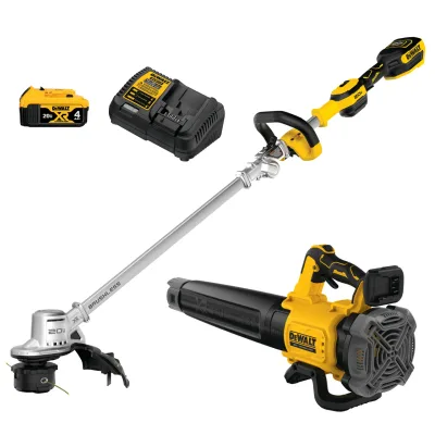 20V MAX* XR® Cordless Folding String Trimmer and Handheld Blower Combo Kit