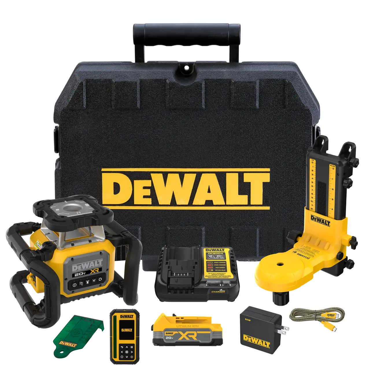 20V* MAX* XR® Green Rotary Laser Framer Kit
