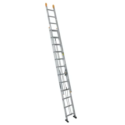 24-Ft aluminum 225-Lb type ii extension ladder
