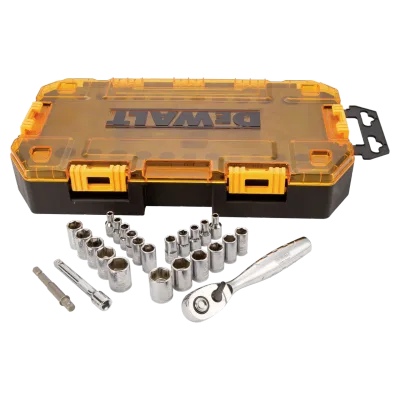 25 Piece 1/4 in Drive Socket Set