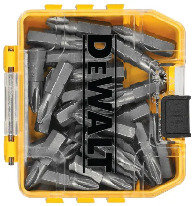 25-Piece 1-IN. #2 Phillips Screwdriving Bits with Toughcase+
