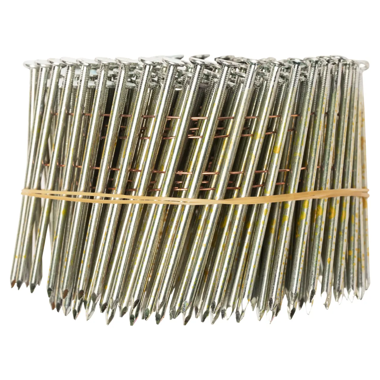 3-1/2-IN. X 0.120-IN. 15 Degree Smooth Galvanized Coil Nails (2700-Pack)