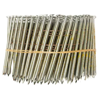 3-1/2-IN. X 0.120-IN. 15 Degree Smooth Galvanized Coil Nails (2700-Pack)