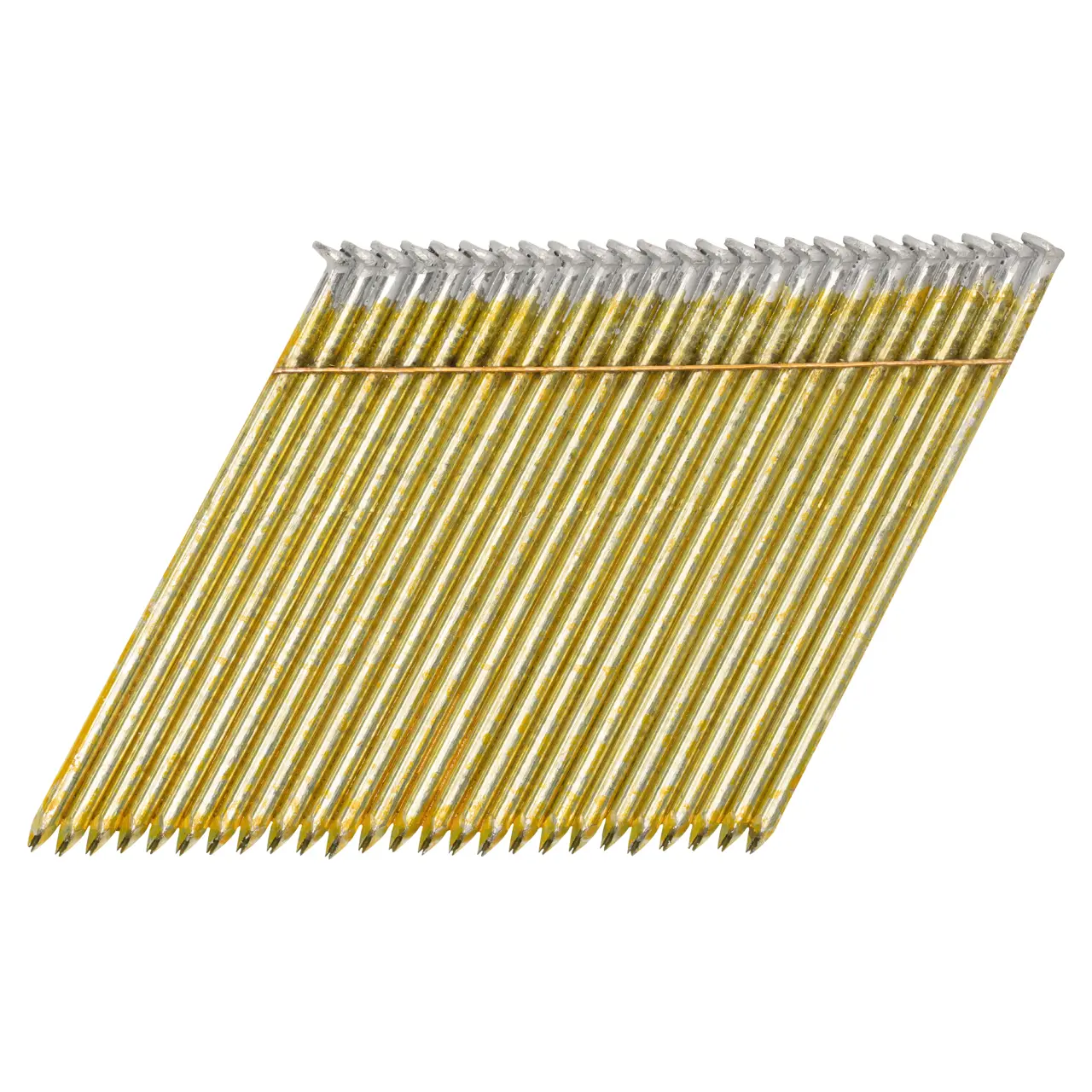 3-1/2-IN. X 0.131-IN. Smooth Shank Galvanized 28 Degree Wire Weld Framing Nails (2000-Pack)