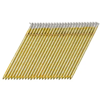 3-1/2-IN. X 0.131-IN. Smooth Shank Galvanized 28 Degree Wire Weld Framing Nails (2000-Pack)