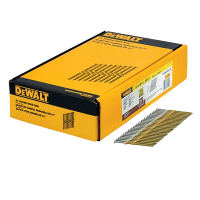 3-1/4-IN. X .131-IN. 21-Degree Smooth Galvanized Round Head Nails (2000-Pack)