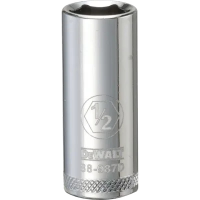 3/8-IN. (9.5mm) Drive 6-Point 1/2-IN. (13mm) Standard (Sae) Deep Socket