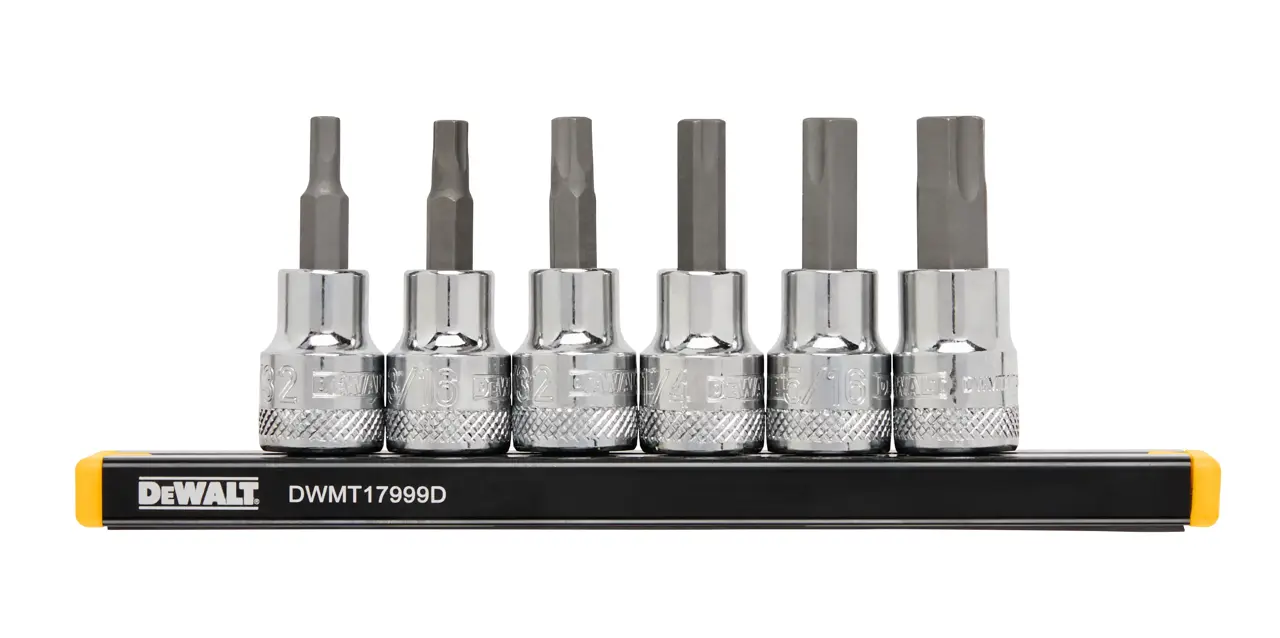 3/8-IN. Drive Sae Hex Bit Socket Set (6-PC.)