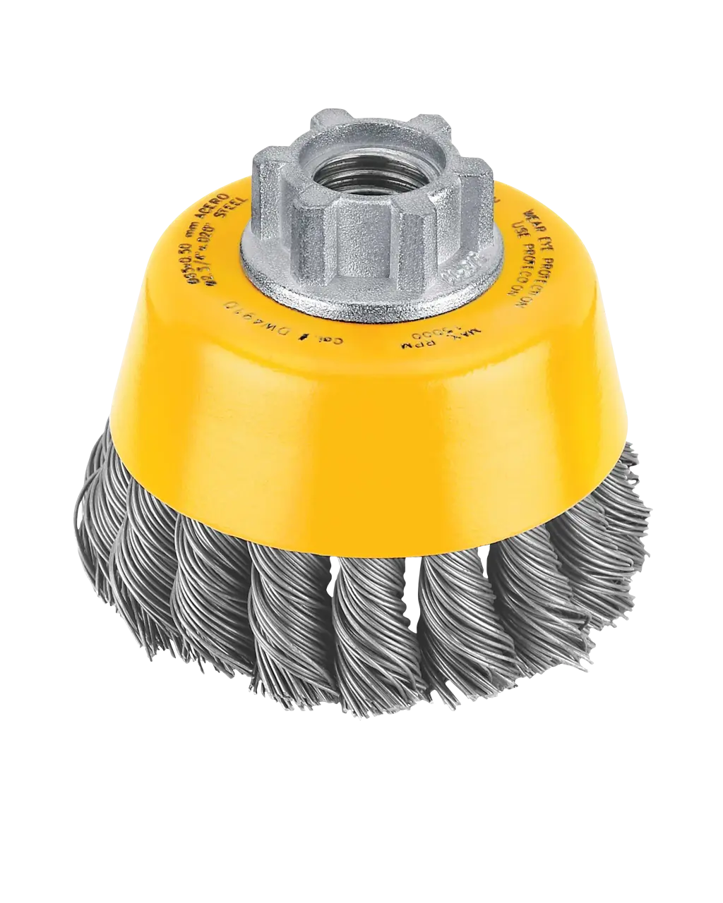3-IN. (76mm) Carbon Crimp Wite Cup Brush