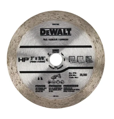 3-IN. (76mm) continuous HP tile blade