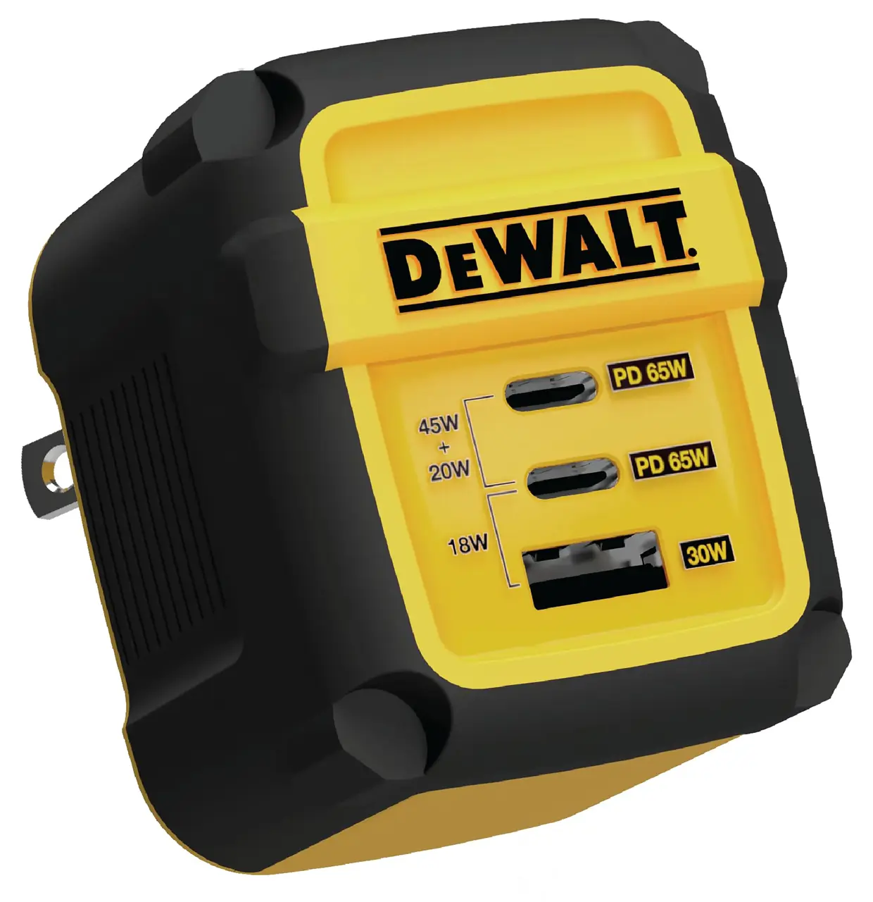 3-Port Pps Pd Wall Charger, 65W Gan