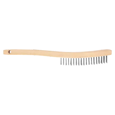 3 X 14 Row Angle Handle Stainless Wire Brush
