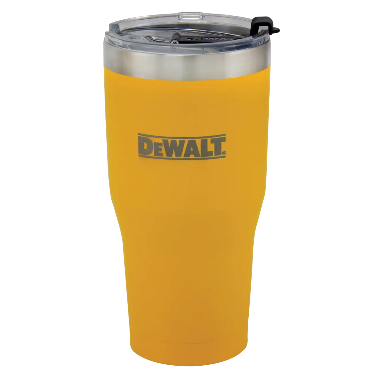 30 oz yellow powder coated tumbler