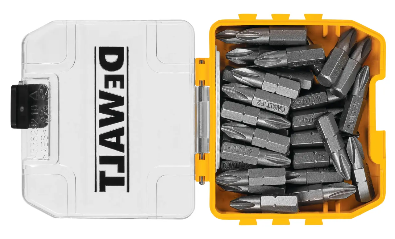 30-Piece 1-IN. #2 Phillips Screwdriving Bits with Toughcase+