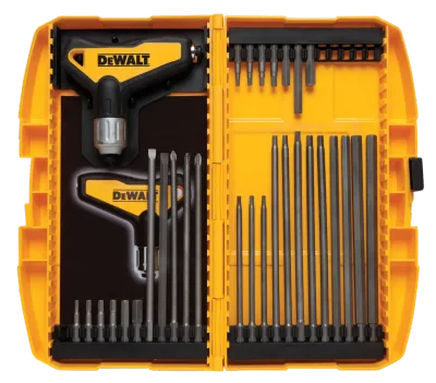 31-PC. Ratcheting t handle hex key set