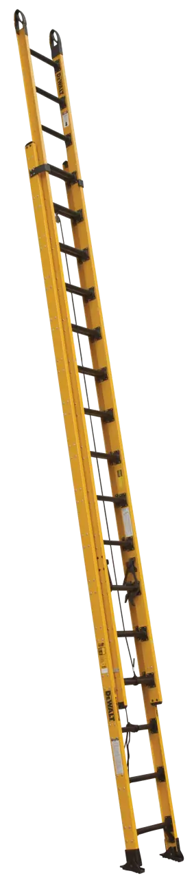 32' fiberglass extension ladder 375 lbs load capacity