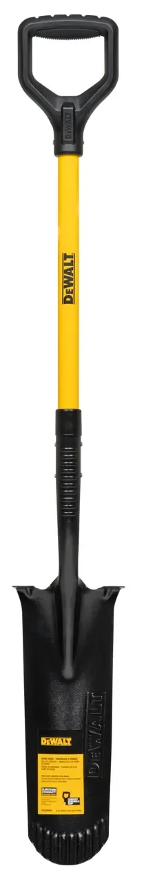 32-IN. Fiberglass D-Handle Drain Spade