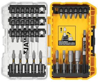 35-Piece Tough Grip Screwdriving Bit Set with Toughcase+