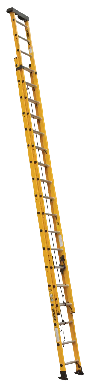 36' fiberglass extension ladder 300 lbs. Load capacity