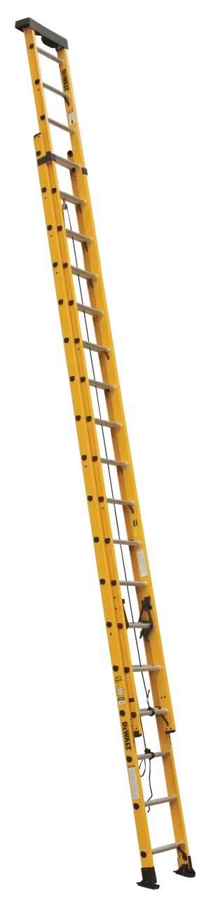 36' fiberglass extension ladder 300 lbs. Load capacity