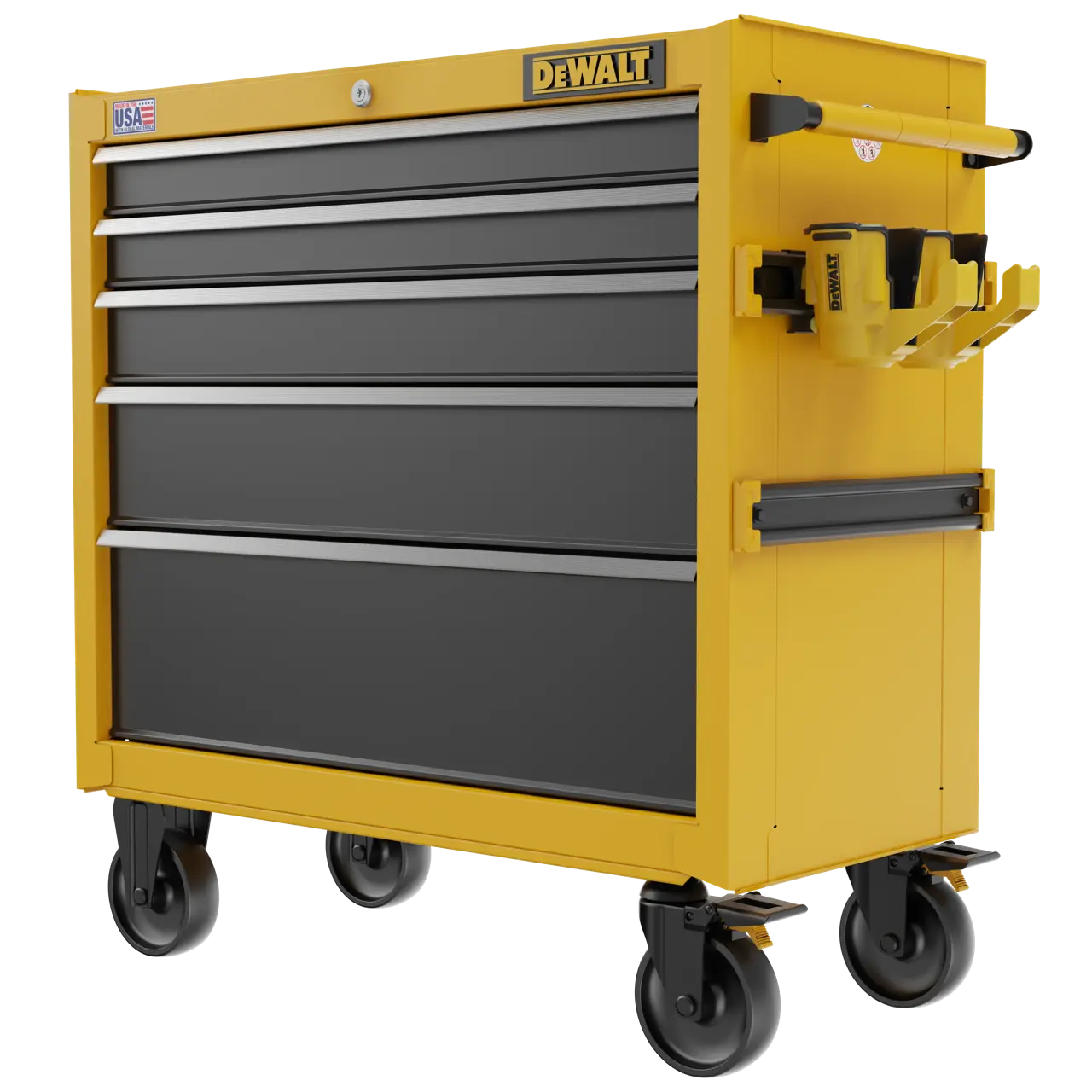 37-IN. (940mm) 5-Drawer Rolling Tool Cabinet