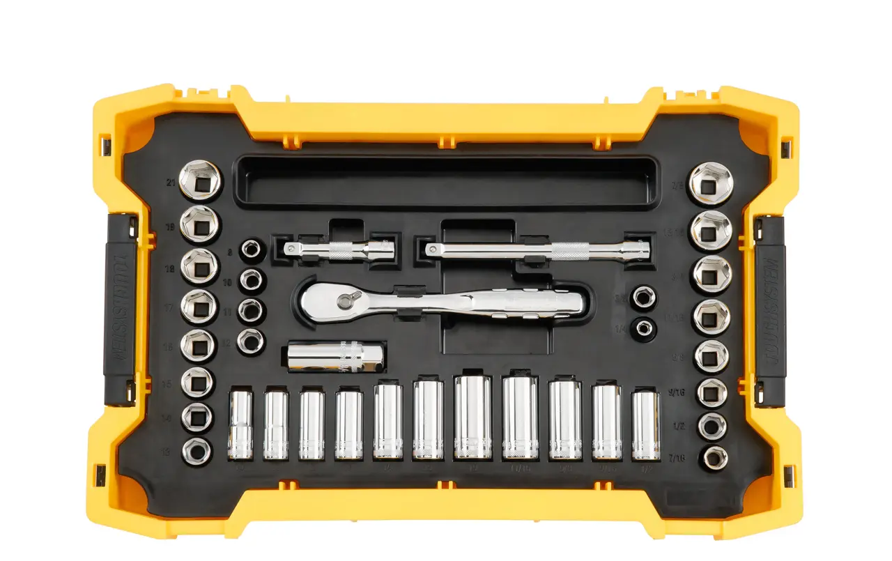 37-PC. 3/8-IN. Drive Socket Set with TOUGHSYSTEM 2.0® Tray and Lid