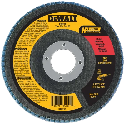 4-1/2-IN. (115mm) 60 Grit Zirconia Flap Disc