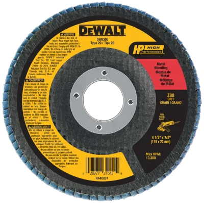 4-1/2-IN. (115mm) 80 Grit Zirconia Flap Disc