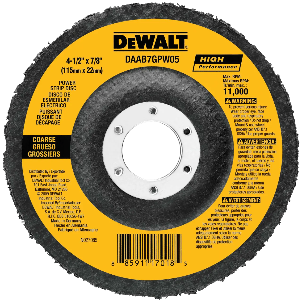 4-1/2-IN. (115mm) Power Wheel Flap Disc