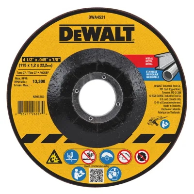 4-1/2-IN. X .045-IN. X 7/8-IN. T27 General Purpose Metal Cut-Off Wheel